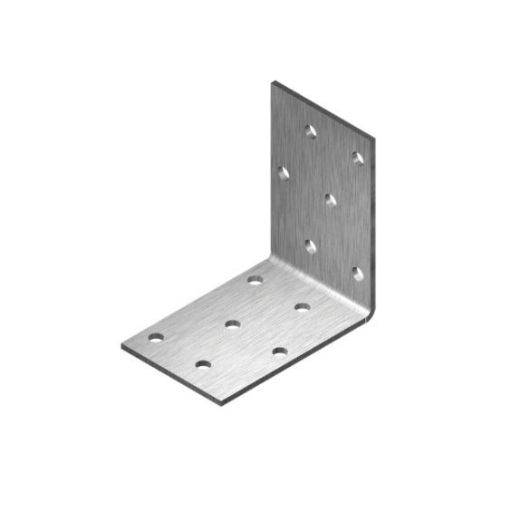 A2 Stainless steel perforated angle bracket AISI304